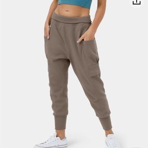 Halara Waffle Cargo Harem Pants